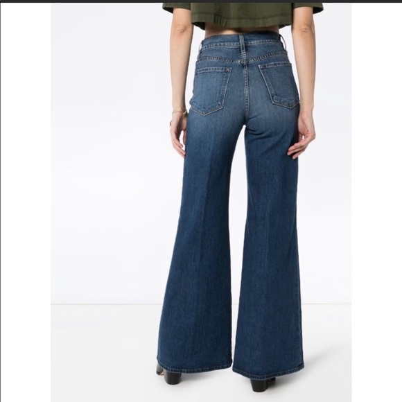 🔥FRAME DENIM Vintage Vibe Le Palazzo Jeans NWT - Picture 2 of 9